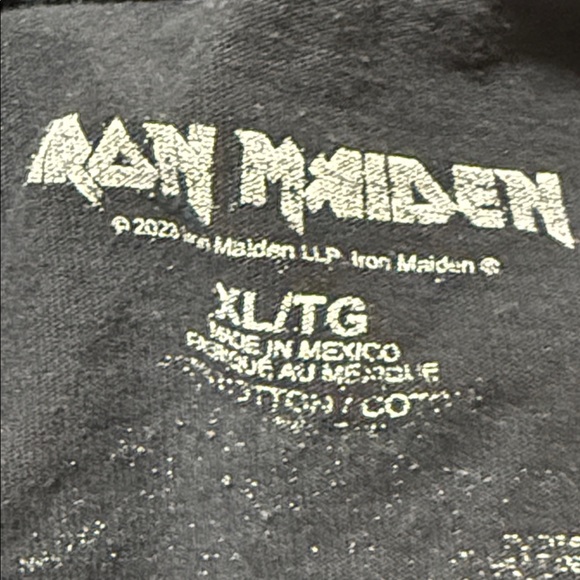 Iron Maiden Black Graphic T-Shirt XL - Picture 3 of 3